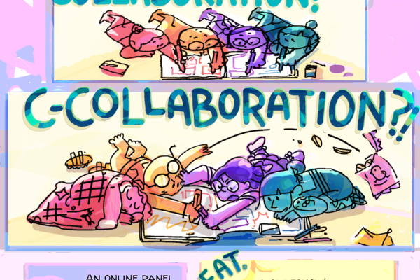 Hello Boyfriend collaboration panel event poster!